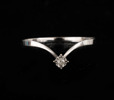 Ring i 18k vitguld