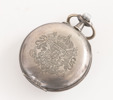 Stort fickur i silver, omkring år 1900