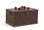Skrin med pussellås, allmoge, 1800-tal
