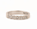 Ring i 18k vitguld