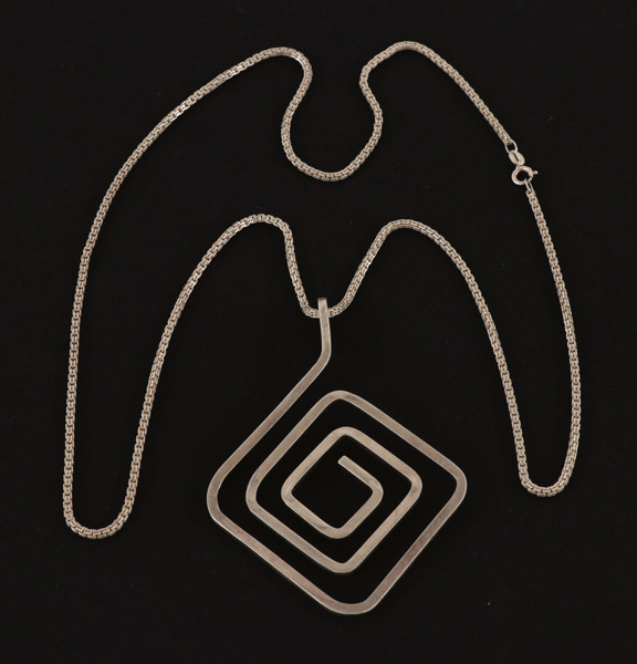 Halsband med hänge, sterlingsilver