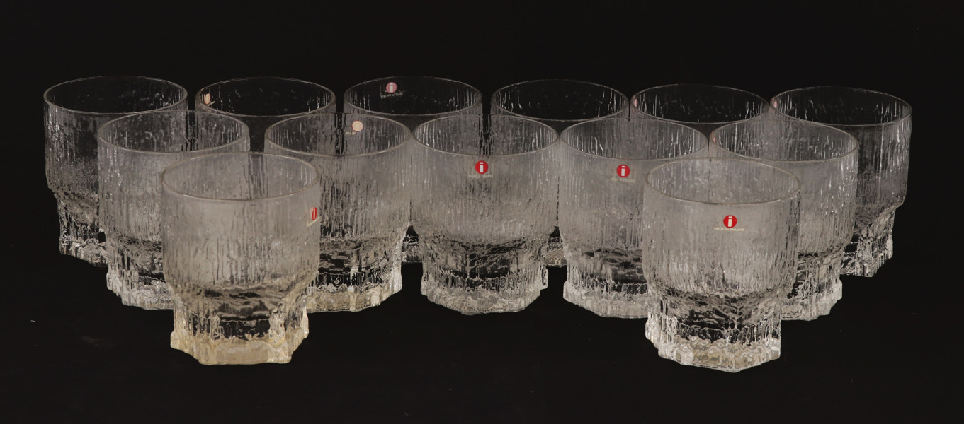 Whiskeyglas 13st, "Aslak", Tapio Wirkkala för Iittala