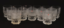 Whiskeyglas 13st, "Aslak", Tapio Wirkkala för Iittala