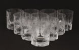 Whiskeyglas 10st, "Kalinka", Timo Sarpaneva för Iittala