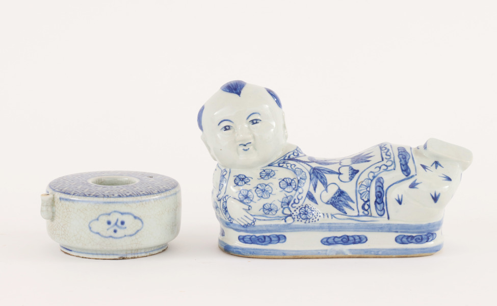 Porslin 2 delar, Kina, 1900-tal