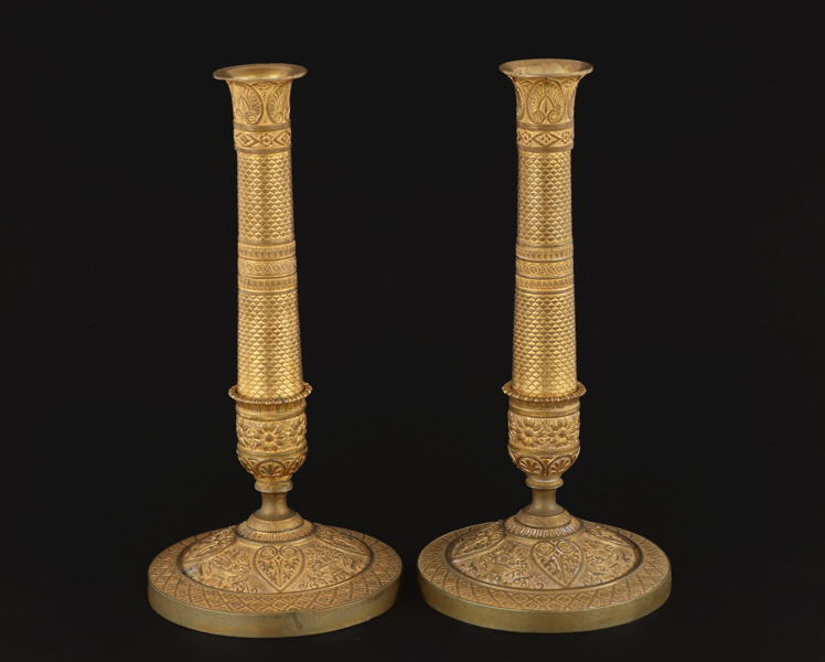 Ljusstakar ett par, restauration, Frankrike, 1800-talets början