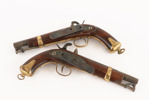 Slaglåspistoler ett par, 1800-tal