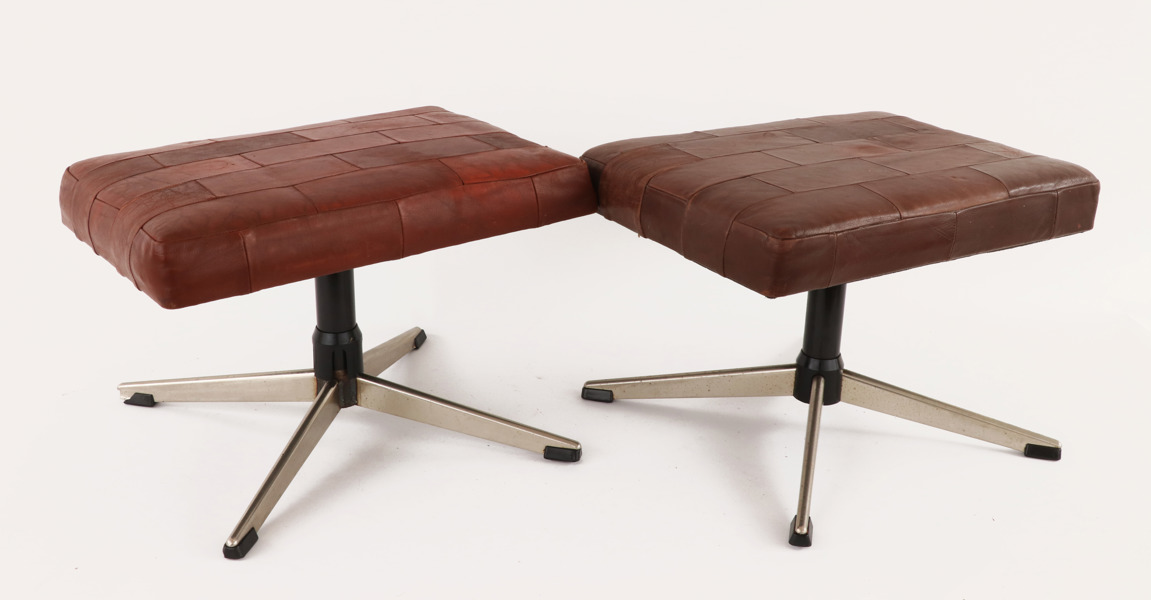 Fotpallar ett par, 1950/60-tal