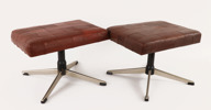 Fotpallar ett par, 1950/60-tal
