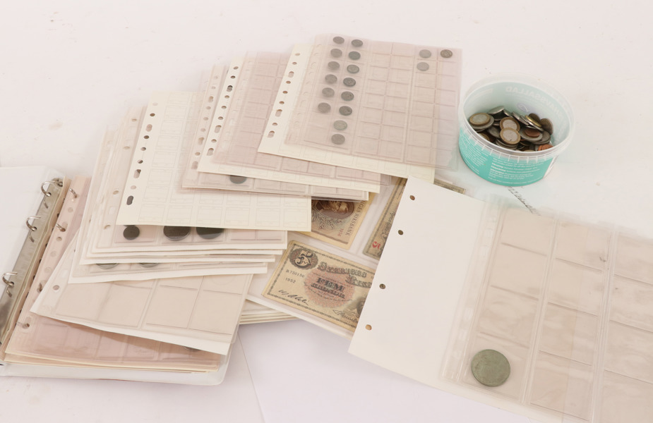 Parti mynt och sedlar