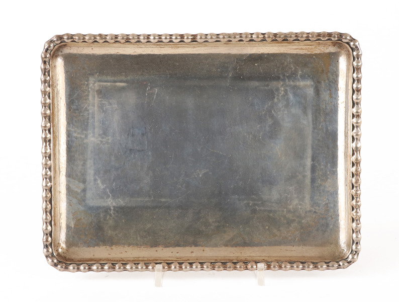 Bricka i silver, K.Andersson, Stockholm, 1917