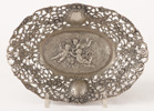 Dekorationsskål i silver, barockstil, 1900-tal