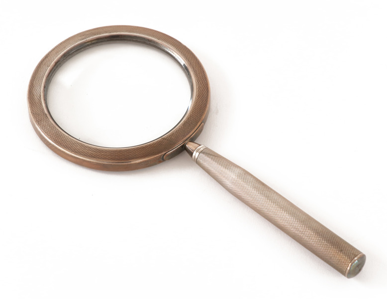 Förstoringsglas i sterlingsilver, 1900-tal