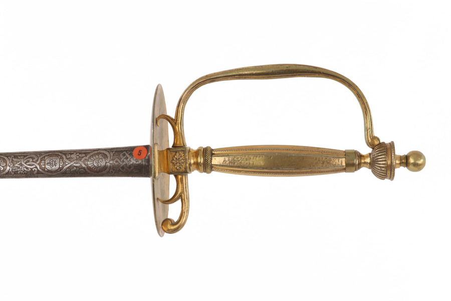 Dräktvärja, så kallad "Studentvärja", 1800-tal