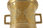 Mortel med stöt, daterad 1790