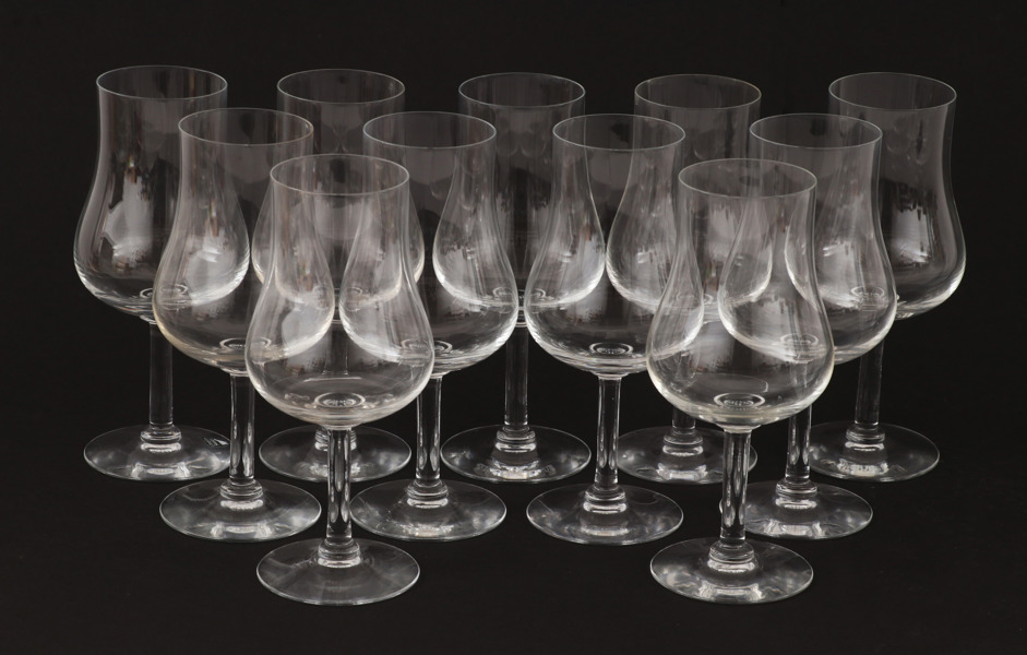 Vinprovarglas 12st, "Elixir", Orrefors