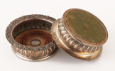 Flaskcoasters ett par, England, 1800-tal