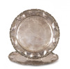 Tallrikar ett par, sterlingsilver, Mexiko, 1900-tal