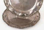 Tallrikar ett par, sterlingsilver, Mexiko, 1900-tal