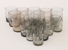 Glasservisdelar 11+9, "Antik", Reijmyre