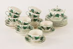 Teservisdelar, "Napoleon Ivy", Wedgwood, England