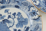 Tallrikar 9st, Qianlong, Kina, 1700-tal