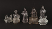 Pressglas 8 delar, mestadels tidigt 1900-tal