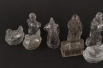 Pressglas 8 delar, mestadels tidigt 1900-tal