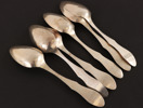 Matskedar 6st, silver, 1822