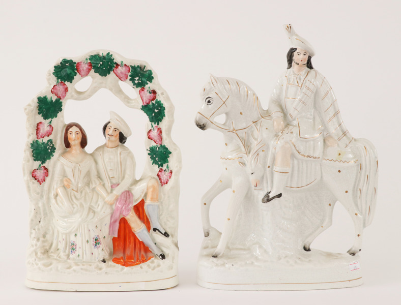 Figurer 2st, Staffordshire, England, 1800-tal