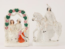 Figurer 2st, Staffordshire, England, 1800-tal