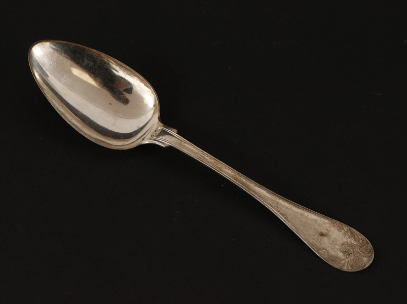 Matsked i silver, "Gammal fransk"