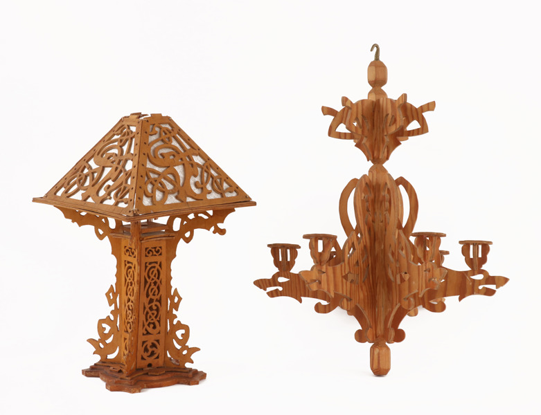 Lövsågsarbeten 2st, 1900-talets början