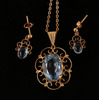 Smycken 3 delar, 18k