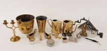 Parti mässingsföremål, m.m.