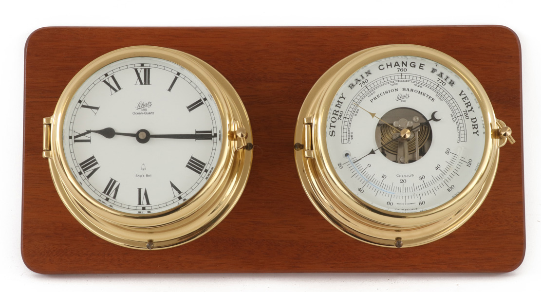 Skeppsur och barometer, Schatz, Tyskland, 1900-talets andra hälft