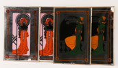 Speglar 4st, jugendstil, 1900-talets slut