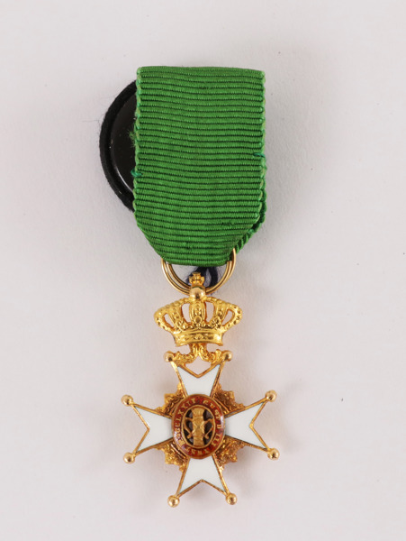 Medalj i 18k, Vasaorden