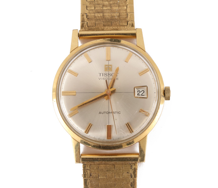 Herrarmbandsur i 18k, Tissot, Visodate