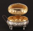 Sockerskrin i silver, rokokostil, 1900-tal