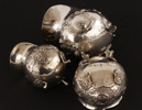 Silver 3 delar, rokokostil, 1900-tal