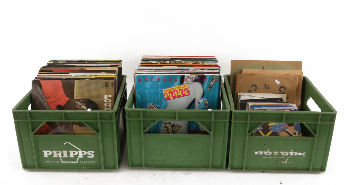 Parti LP- och EP-skivor