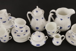Te- och kaffeservisdelar, "Blå blom", Gustavsberg