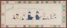 Broderad bonad, 1900-talets första hälft