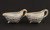 Saltkar ett par, Wien, Österrike, 1800-talets första hälft