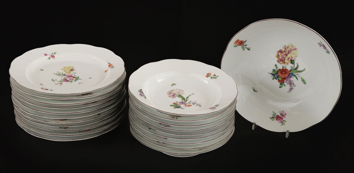 Matservisdelar, KPM Berlin, 1800-tal