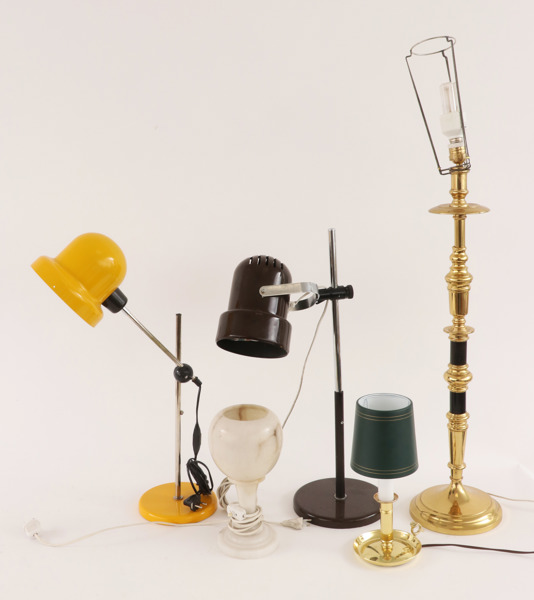 Bordslampor 5 delar