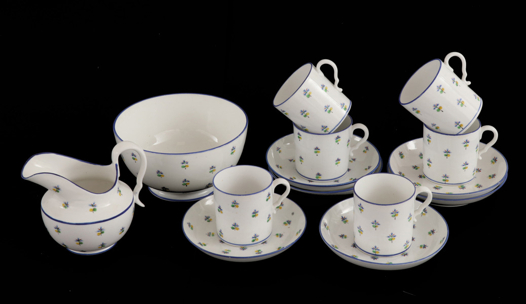 Kaffeservis, 1800-talets första hälft