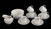 Kaffeservis, 1800-talets första hälft