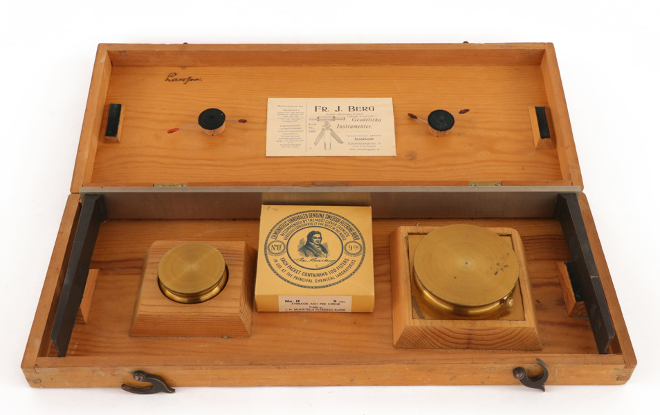 Geodetiskt instrument, F.R.J. Berg, Stockholm, 1900-talets början